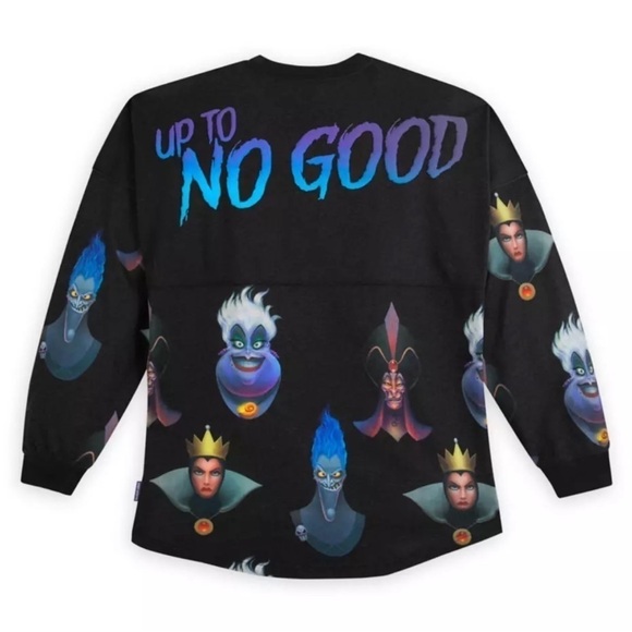 Disney Parks Villains Spirit Jersey 'Up To No Good' Oversized Unisex Sz XS NWT - Picture 1 of 13